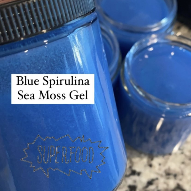 Blue Spirulina Sea Moss Gel – Nucci Naturals