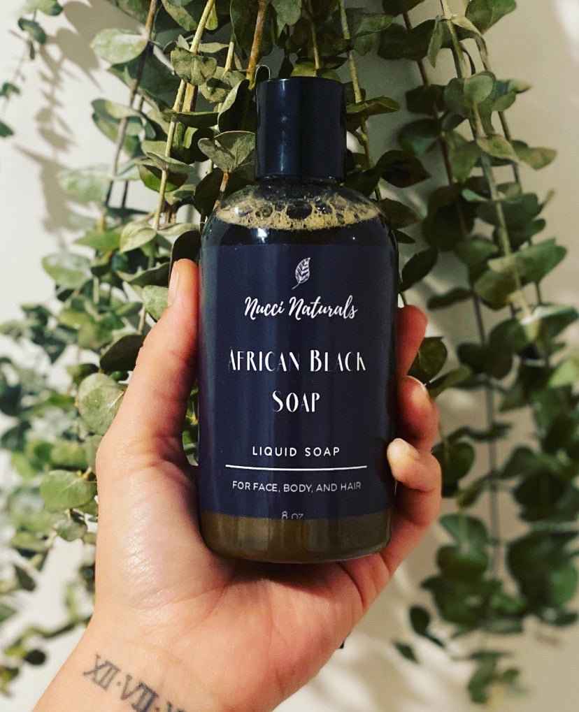 Liquid African Black Soap