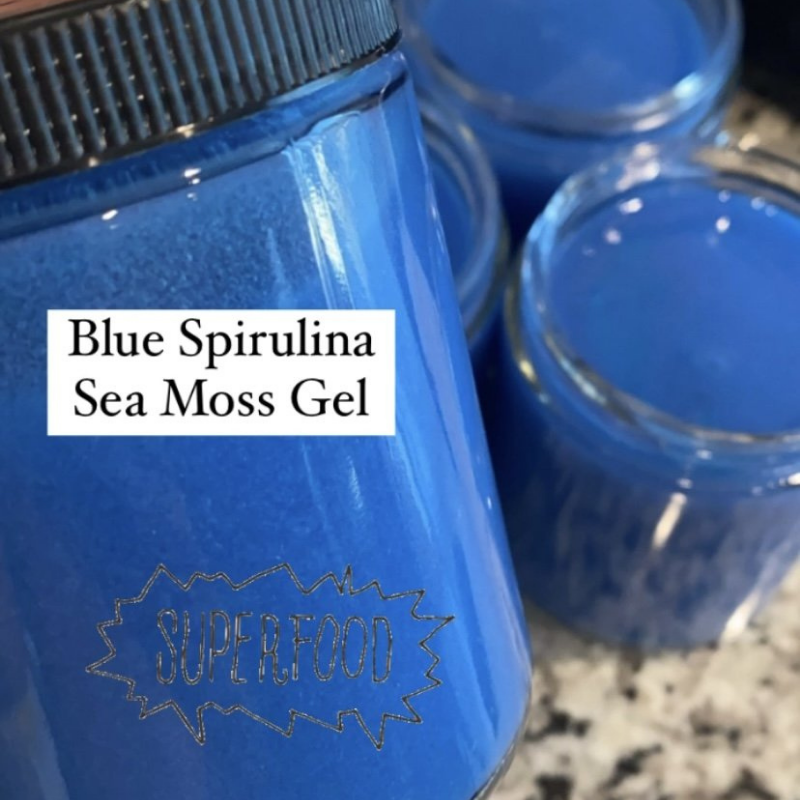 Blue Spirulina Sea Moss Gel