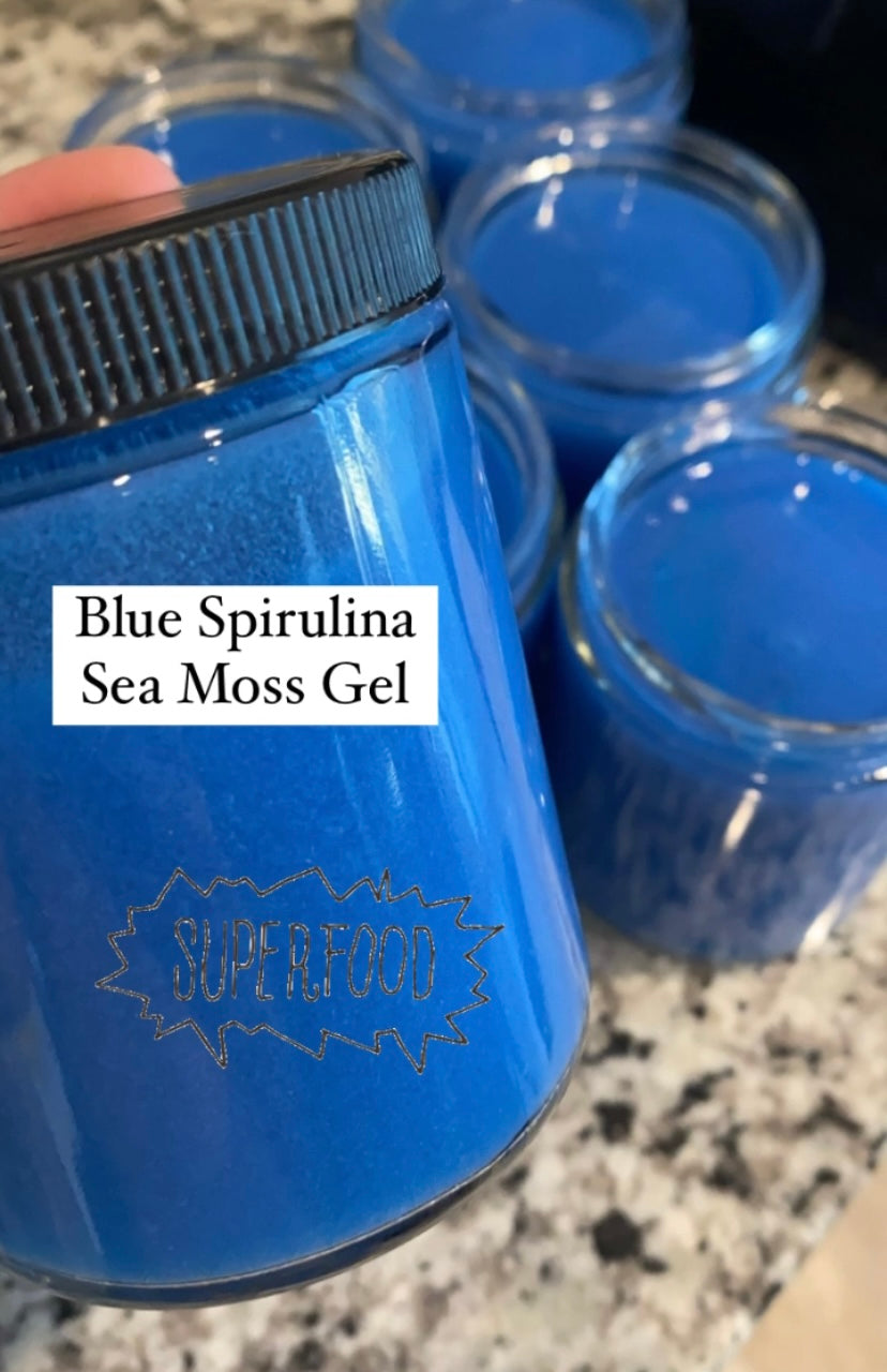 Blue Spirulina Sea Moss Gel